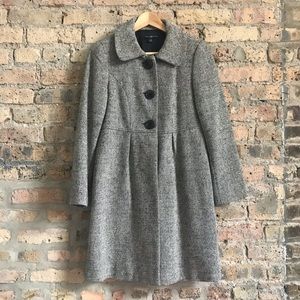 Like New - tweed car coat